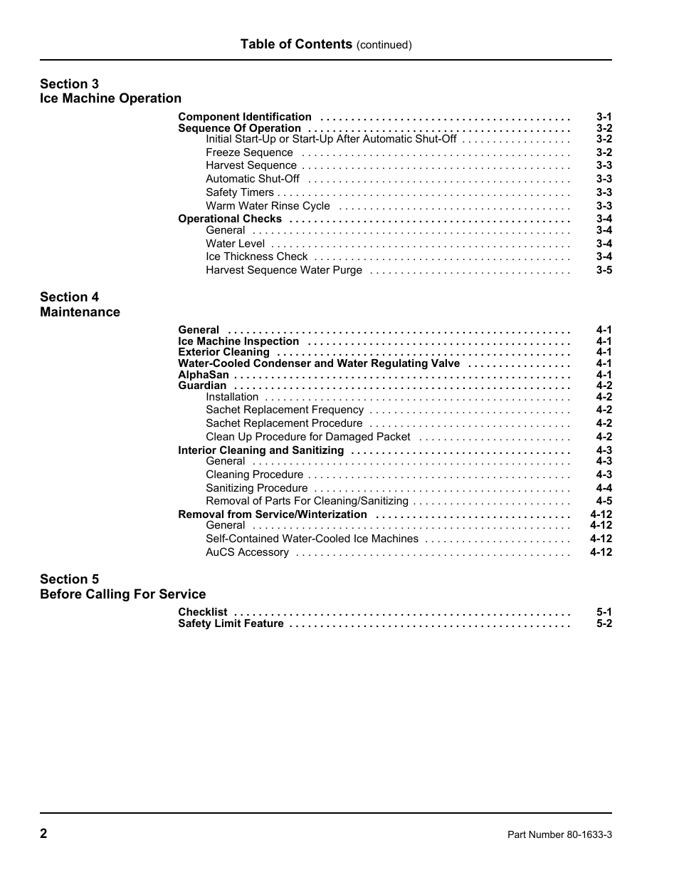 Manitowoc Ice S1800M User Manual | Page 4 / 38