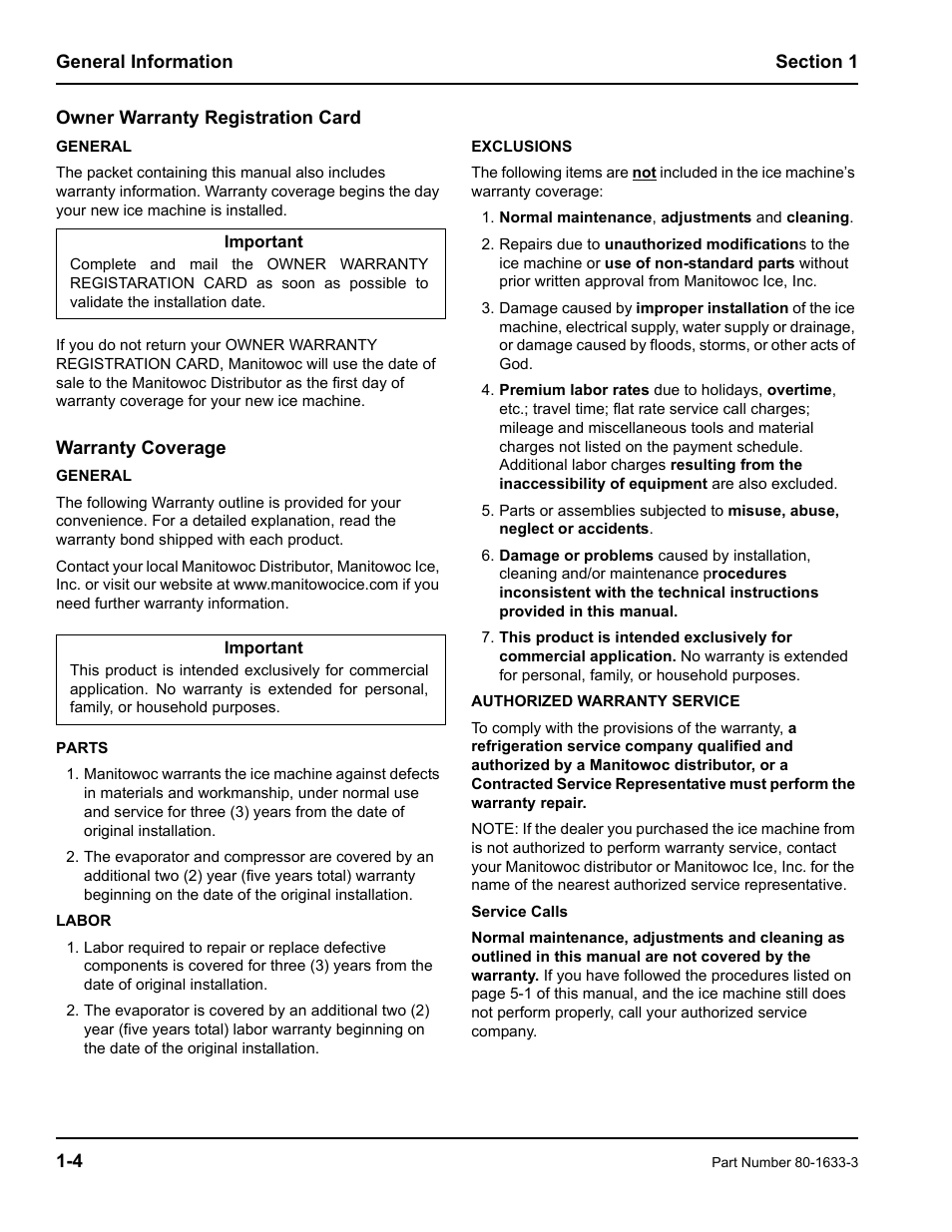 Manitowoc Ice S1800M User Manual | Page 8 / 38