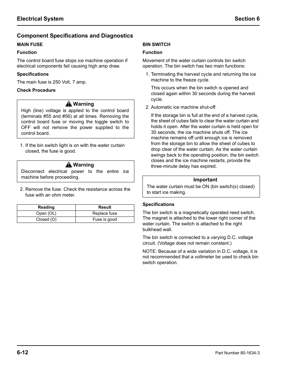 Manitowoc Ice MARINE MODEL S1800 User Manual | Page 50 / 100