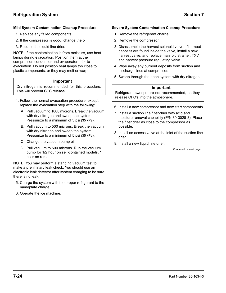 Manitowoc Ice MARINE MODEL S1800 User Manual | Page 90 / 100