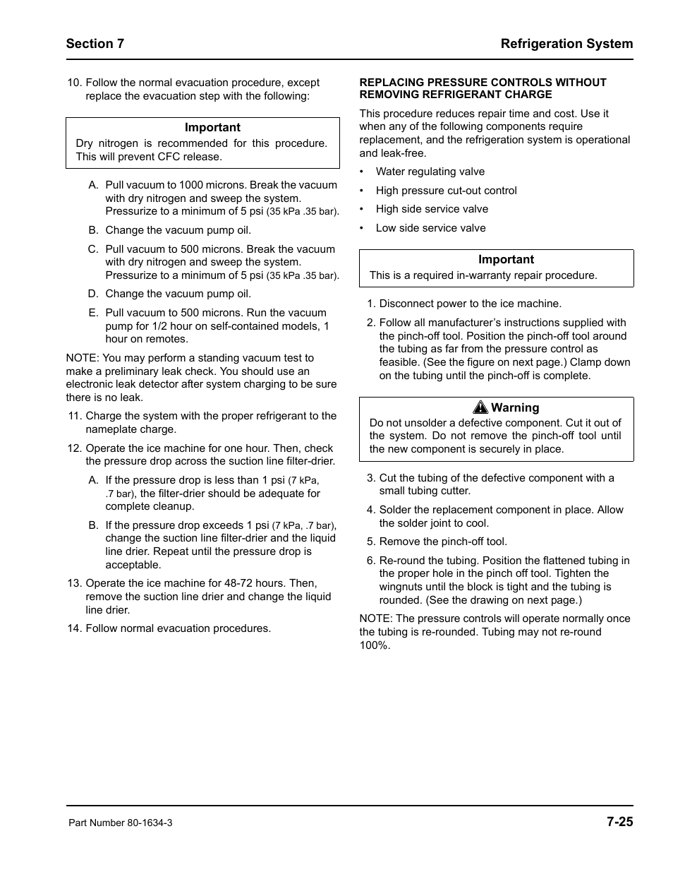 Manitowoc Ice MARINE MODEL S1800 User Manual | Page 91 / 100