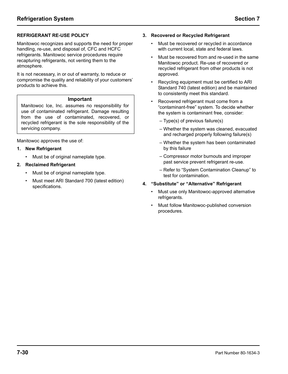 Manitowoc Ice MARINE MODEL S1800 User Manual | Page 96 / 100