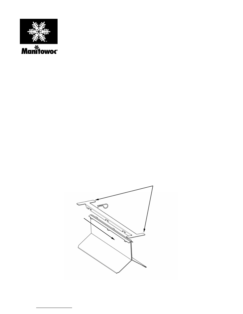 Manitowoc Ice ICE DEFLECTOR K00382 User Manual | 1 page