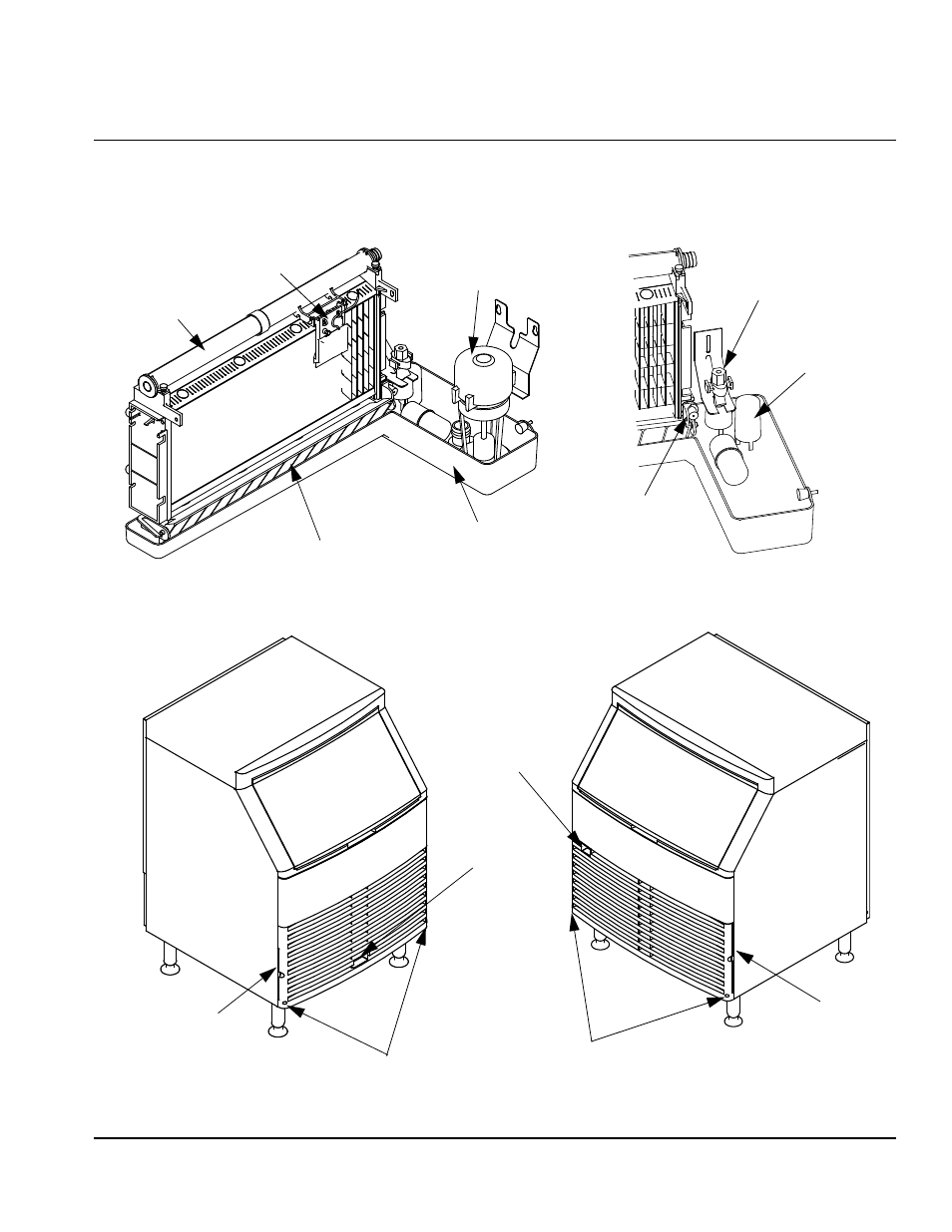 Component identification | Manitowoc Ice Q130 User Manual | Page 17 / 40