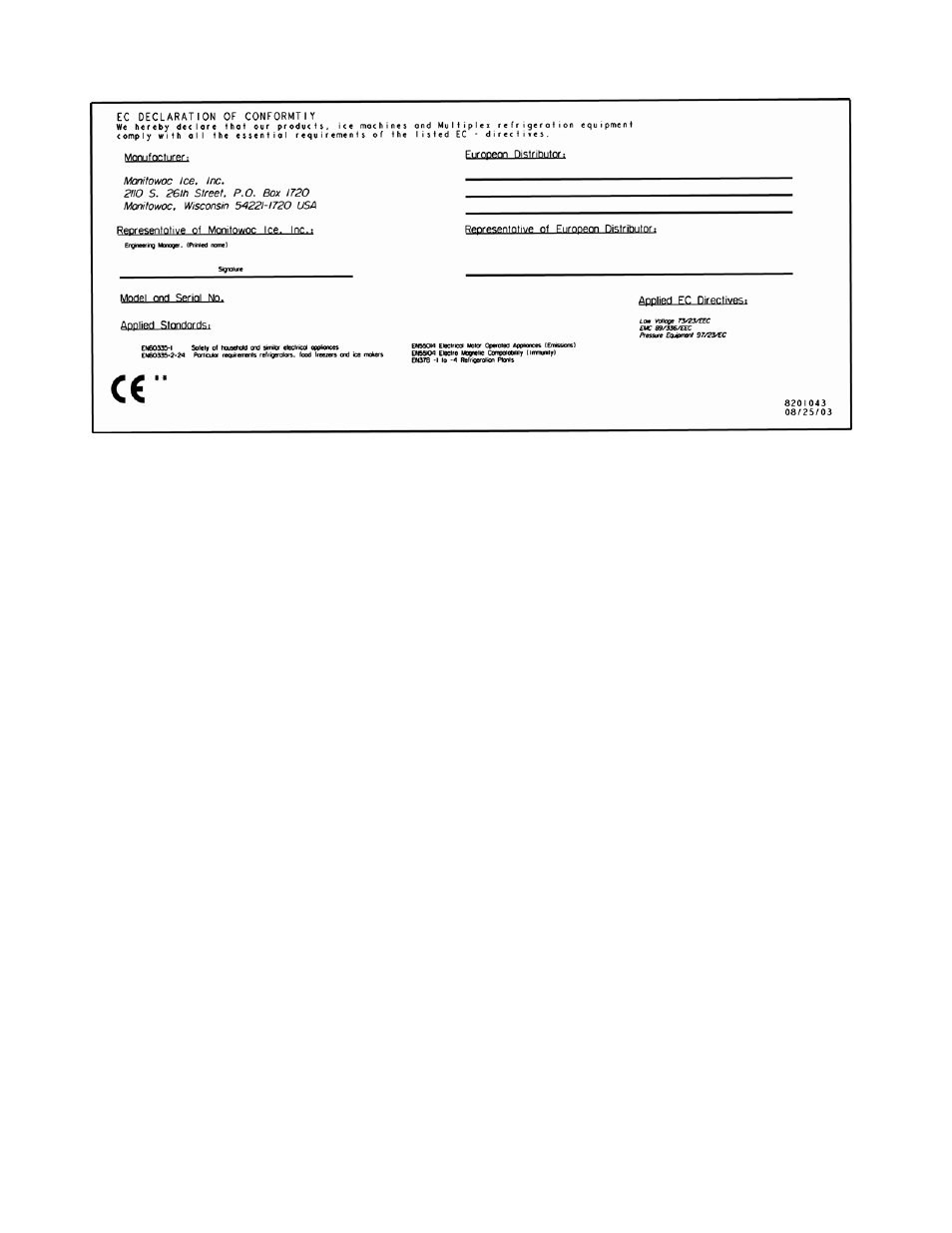 Manitowoc Ice QM45 Series User Manual | Page 35 / 36