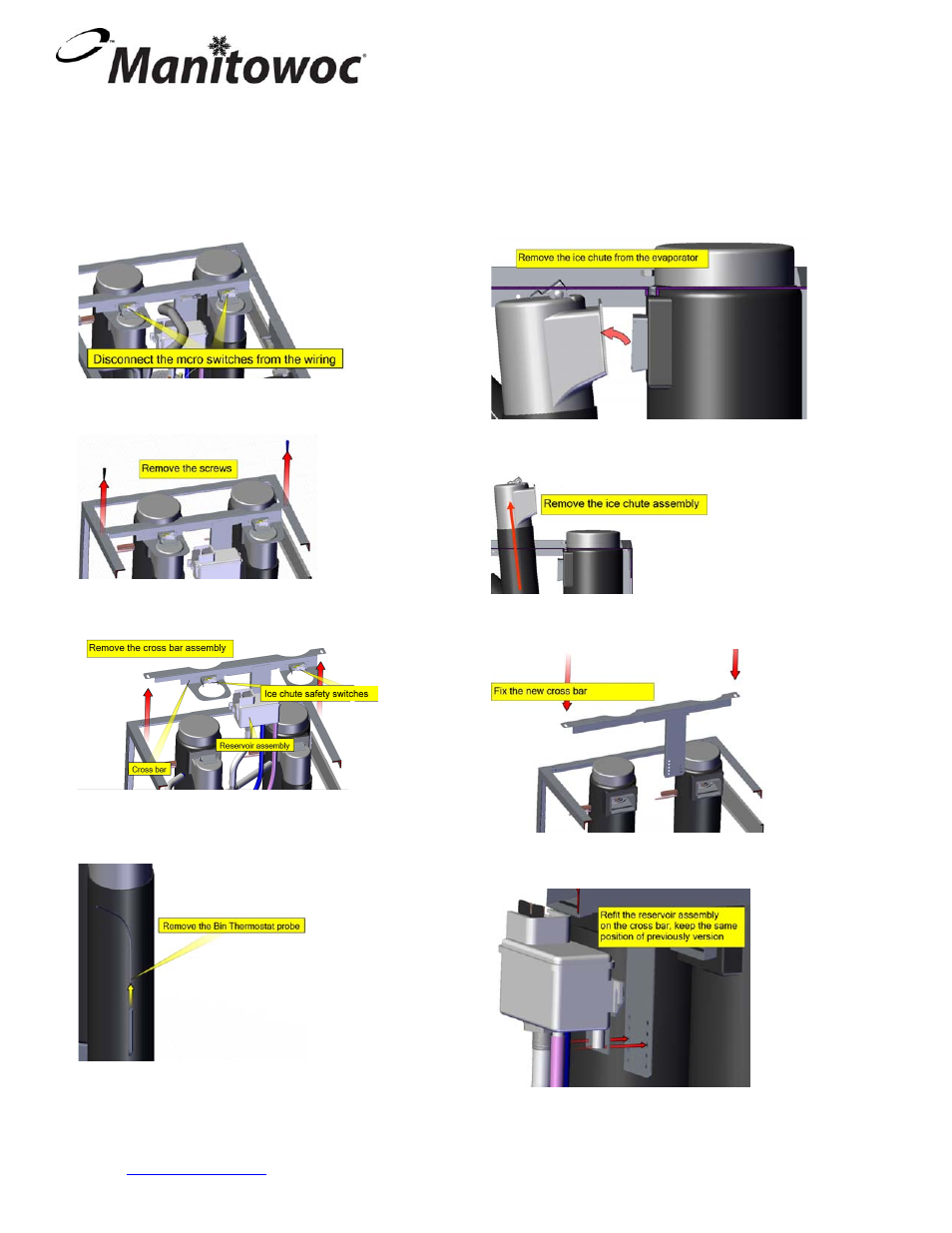 Manitowoc Ice RF2300 User Manual | 2 pages