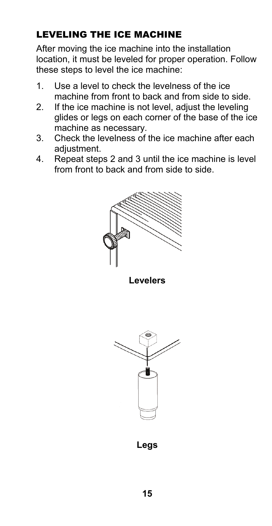 Manitowoc Ice CM MODEL STH003 User Manual | Page 15 / 88