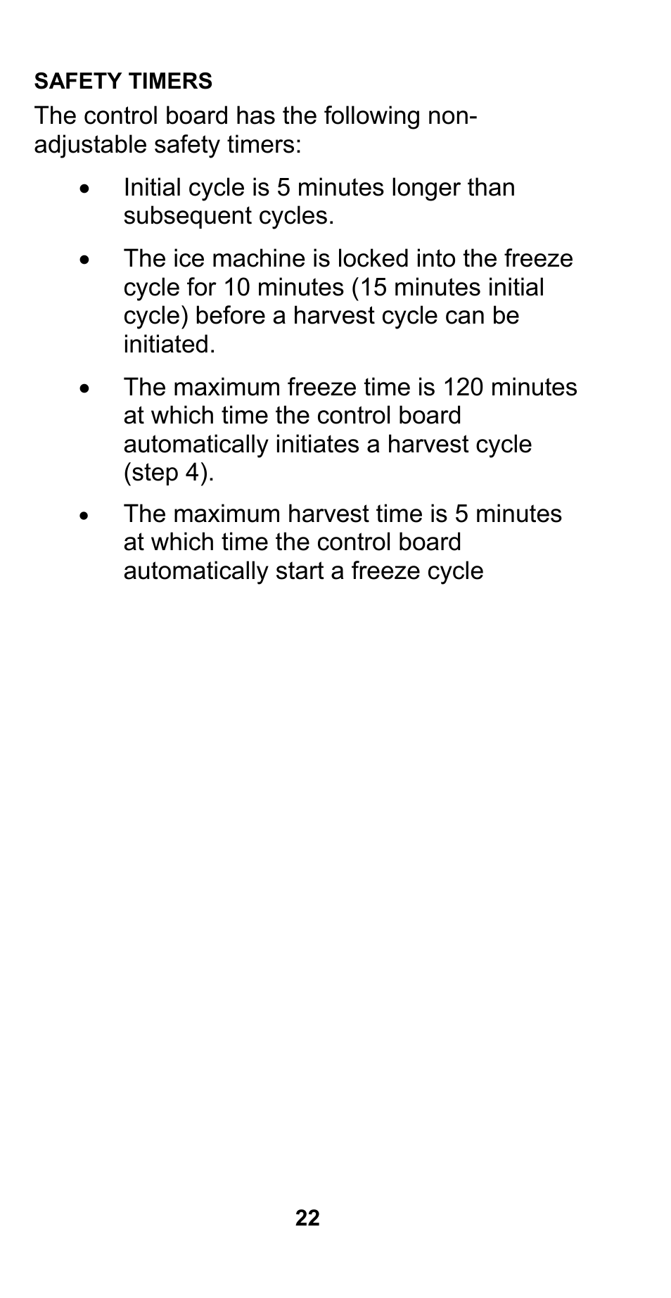 Manitowoc Ice CM MODEL STH003 User Manual | Page 22 / 88