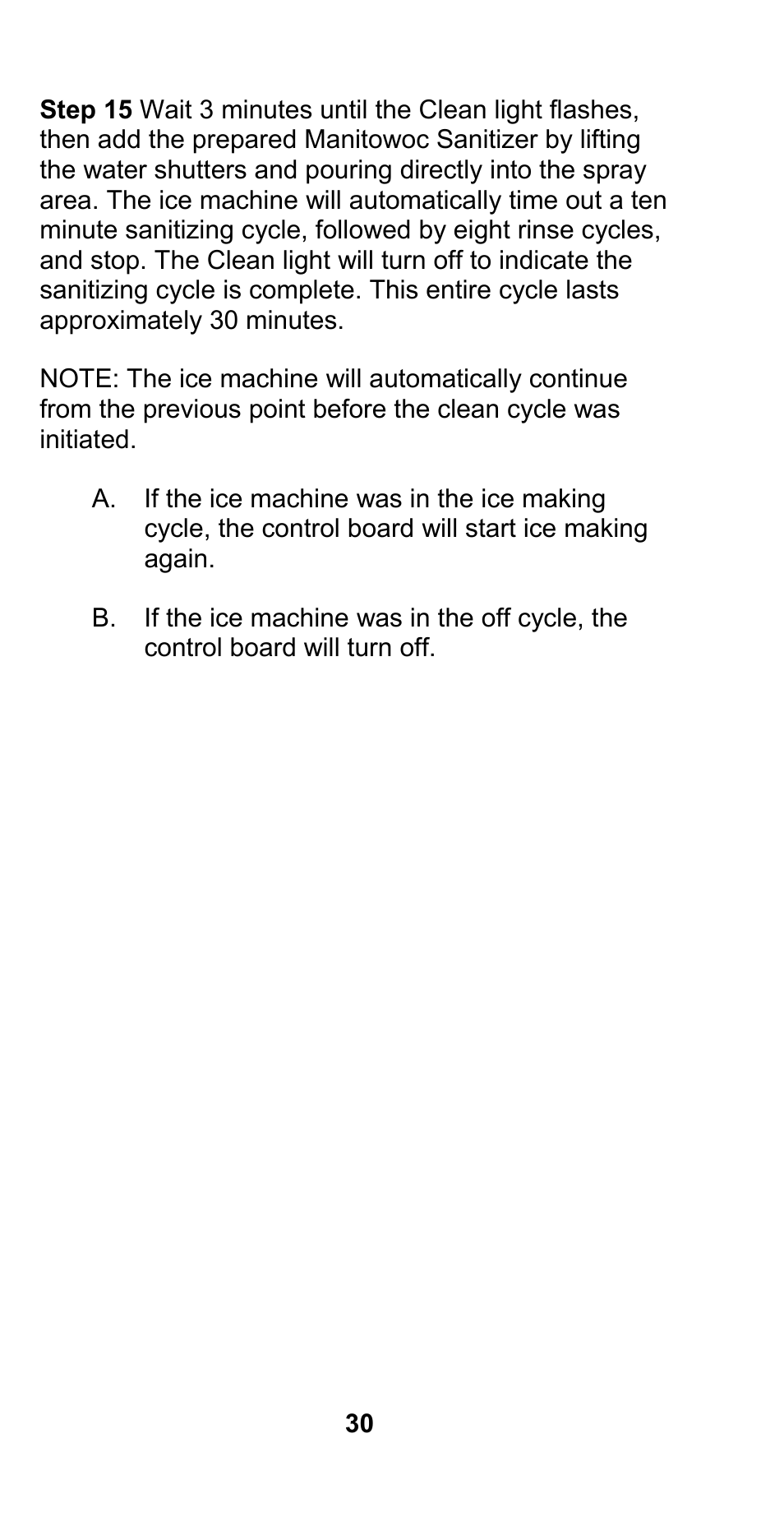 Manitowoc Ice CM MODEL STH003 User Manual | Page 30 / 88