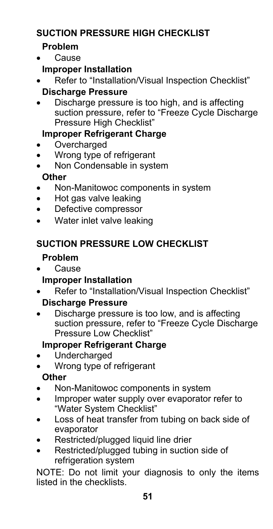 Manitowoc Ice CM MODEL STH003 User Manual | Page 51 / 88