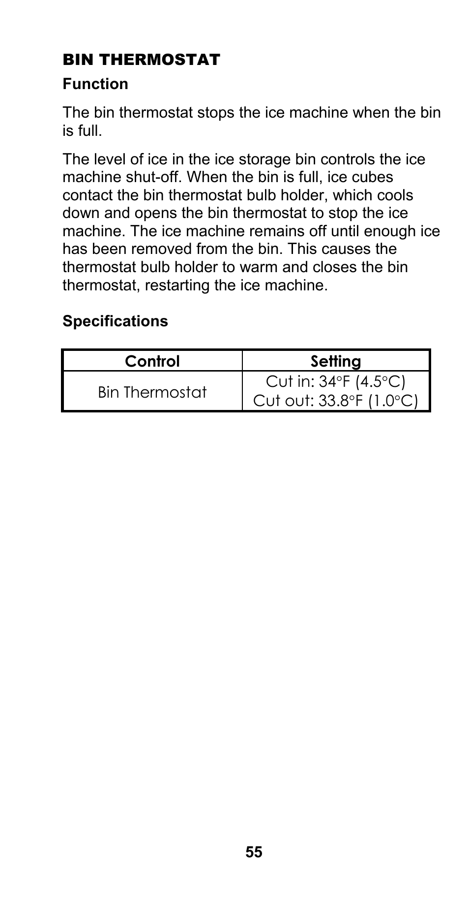 Manitowoc Ice CM MODEL STH003 User Manual | Page 55 / 88