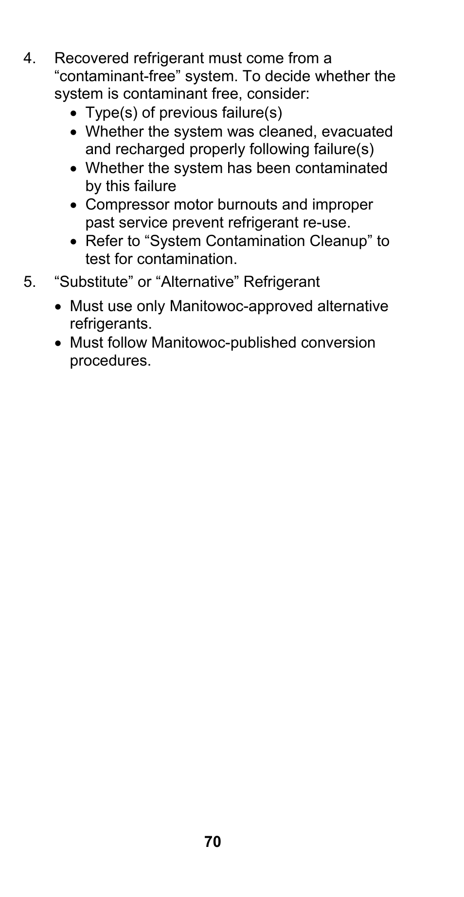 Manitowoc Ice CM MODEL STH003 User Manual | Page 70 / 88