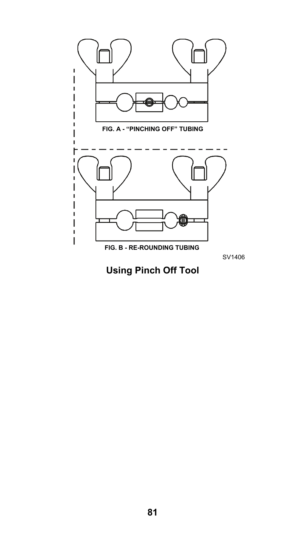 81 using pinch off tool | Manitowoc Ice CM MODEL STH003 User Manual | Page 81 / 88