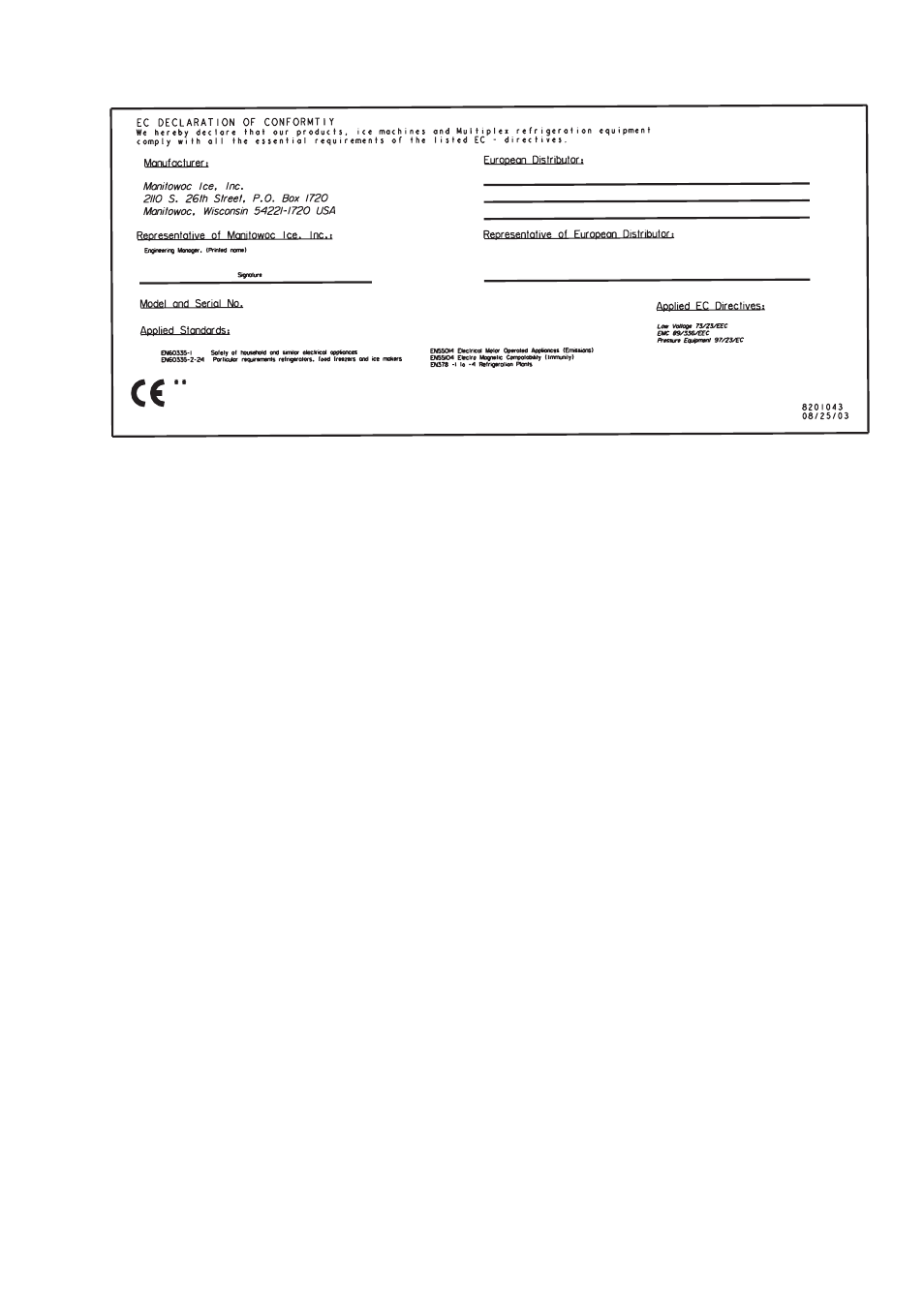 Manitowoc Ice UNDERCOUNTER QM30 User Manual | Page 23 / 24