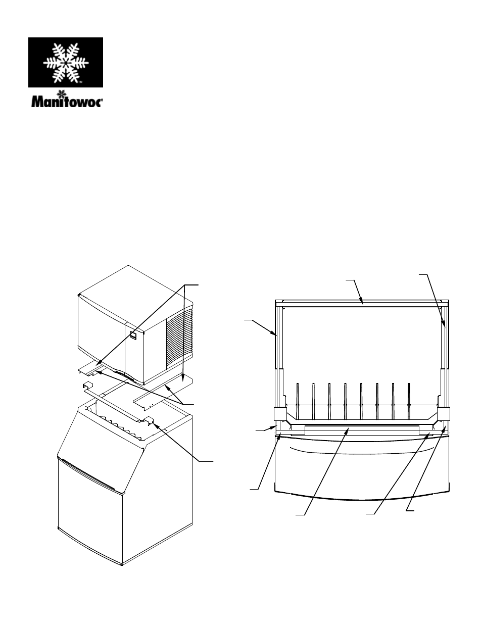 Manitowoc Ice ADAPTER KIT K00365 User Manual | 2 pages