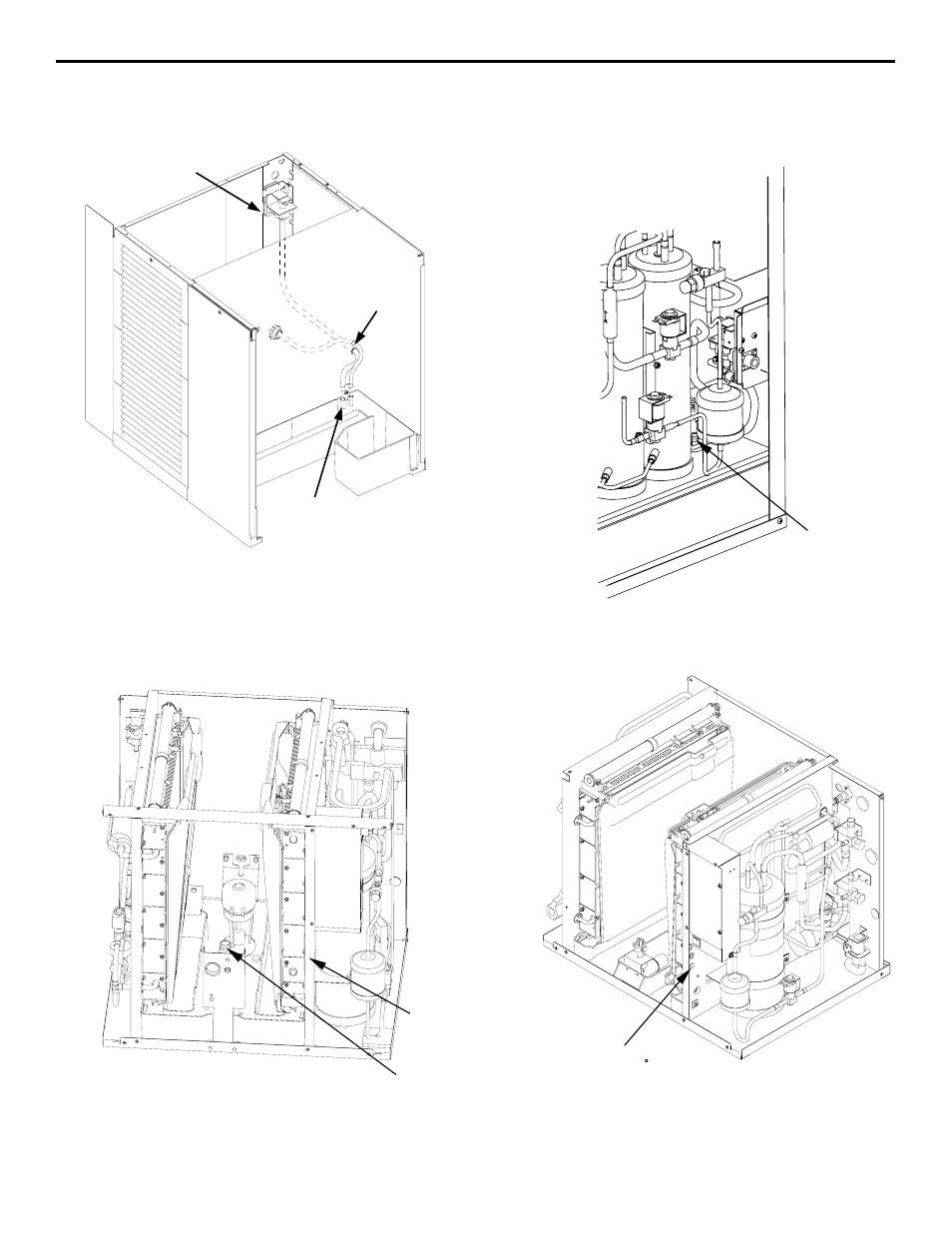 Connection to ice machine (cont.), Vinyl tubing installation, Qdual q1400c | Manitowoc Ice AUCS Q User Manual | Page 16 / 28