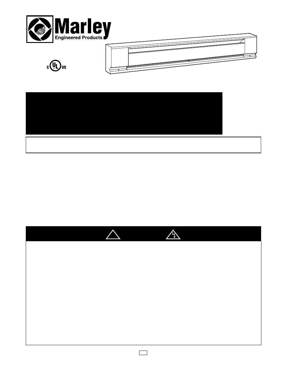 Marley Engineered Products C1800 User Manual | 4 pages