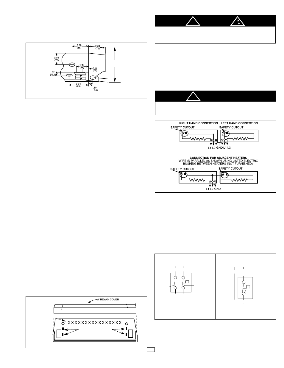 Warning ! caution | Marley Engineered Products C1800 User Manual | Page 3 / 4