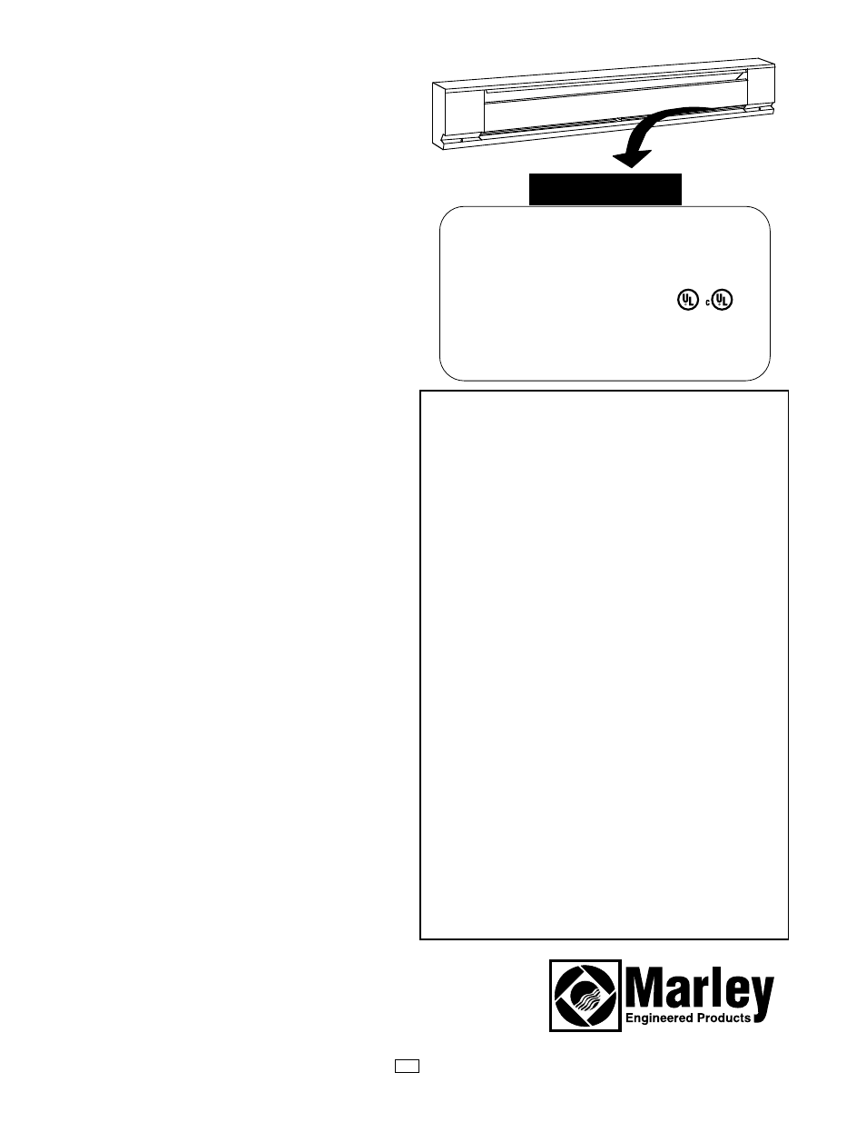 Example, C2570wc, Nameplate | Limited warranty, How to order repair parts | Marley Engineered Products C1800 User Manual | Page 4 / 4