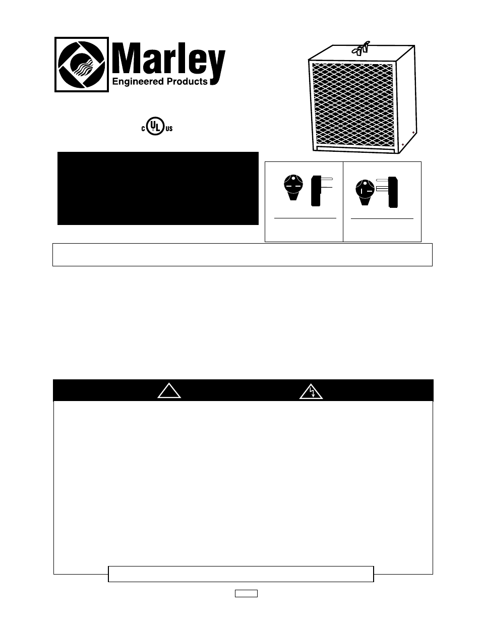 Instrucciones de instalación y mantenimiento, Guarde estas instrucciones, Calentadores unitarios portátiles | Advertencia | Marley Engineered Products PORTABLE UNIT HEATERS 482A User Manual | Page 3 / 6