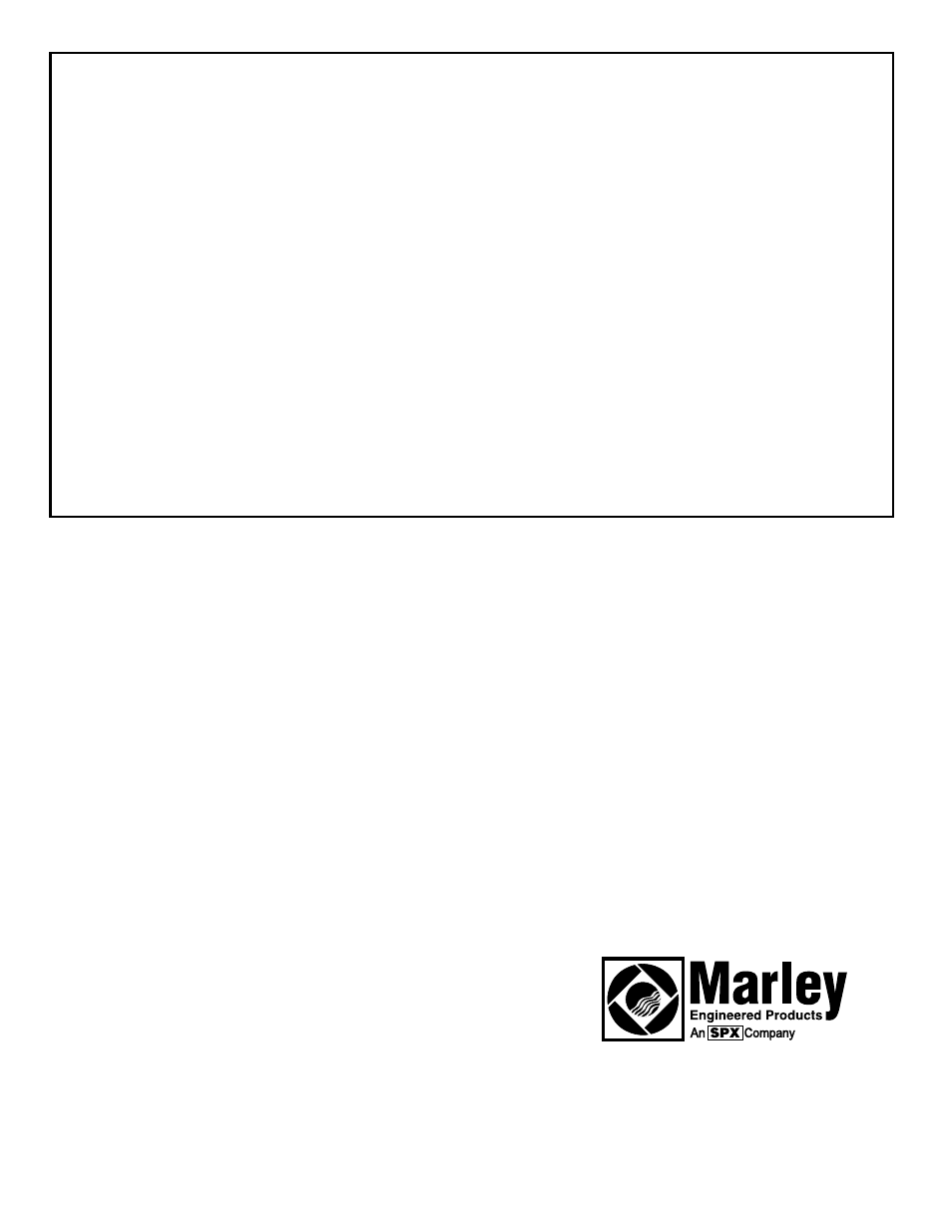 Important facts about our foam packaging | Marley Engineered Products 994 User Manual | Page 8 / 8