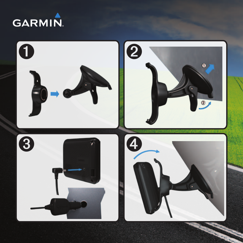 Garmin nuvi 304050 QSM User Manual | 4 pages