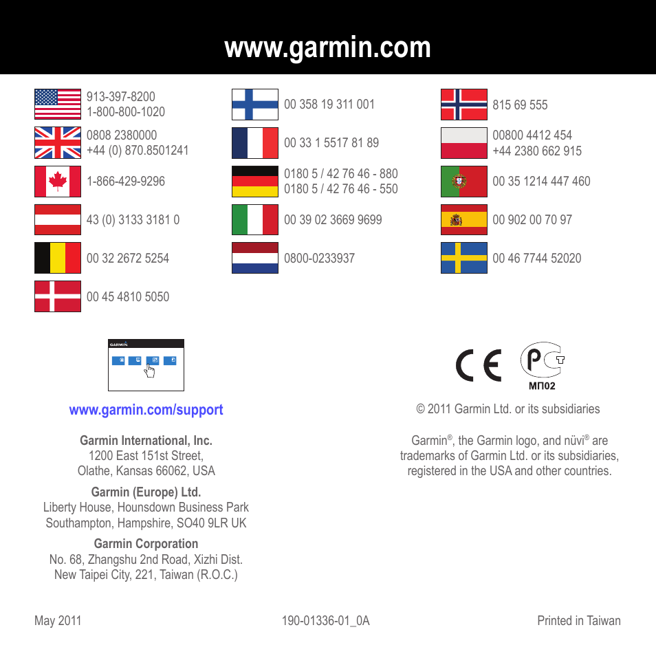 Garmin nuvi 304050 QSM User Manual | Page 4 / 4