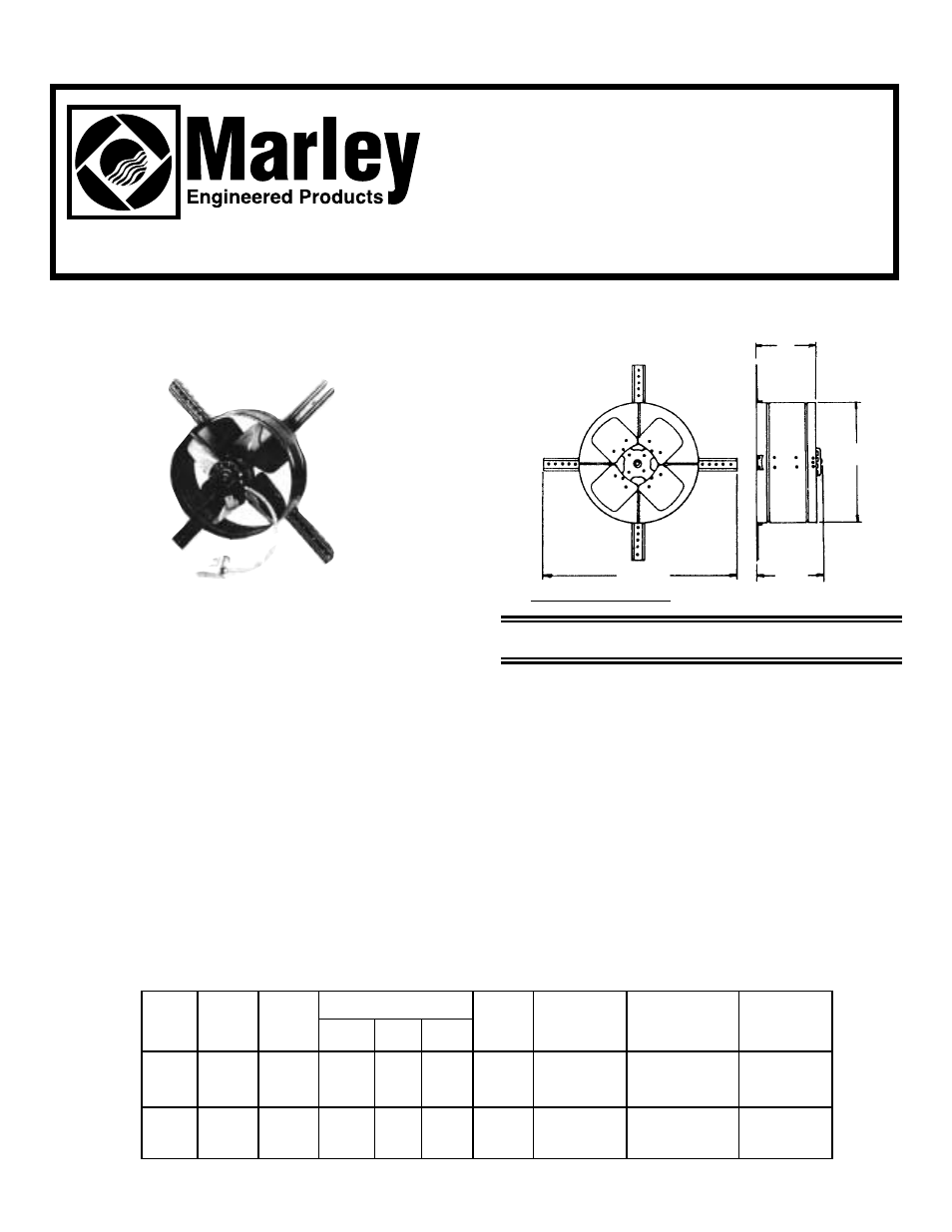 Marley Engineered Products PATTON GV 16 User Manual | 4 pages