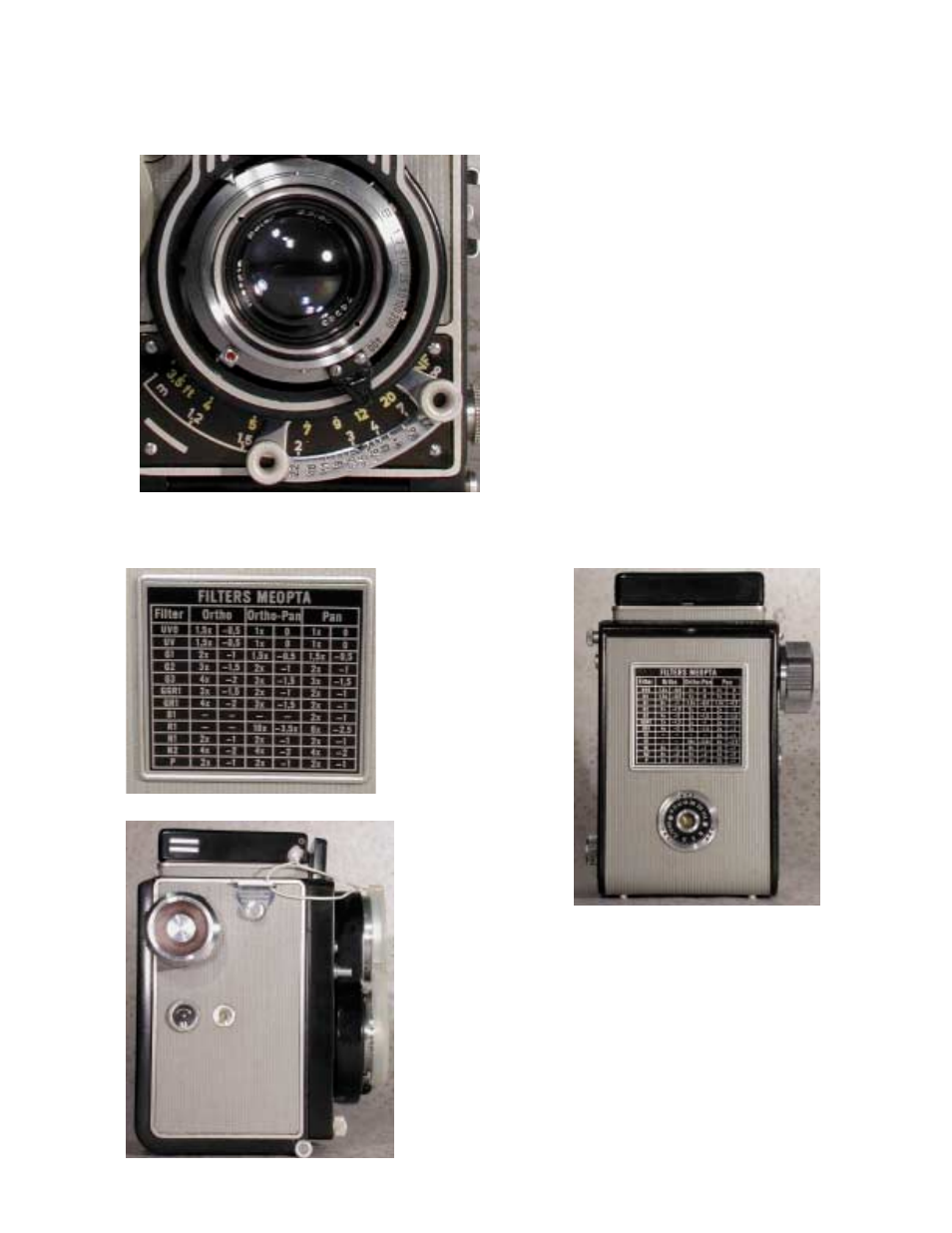 Meopta twin lens reflex cameras FLEXARET AUTOMAT VI User Manual | Page 3 / 3