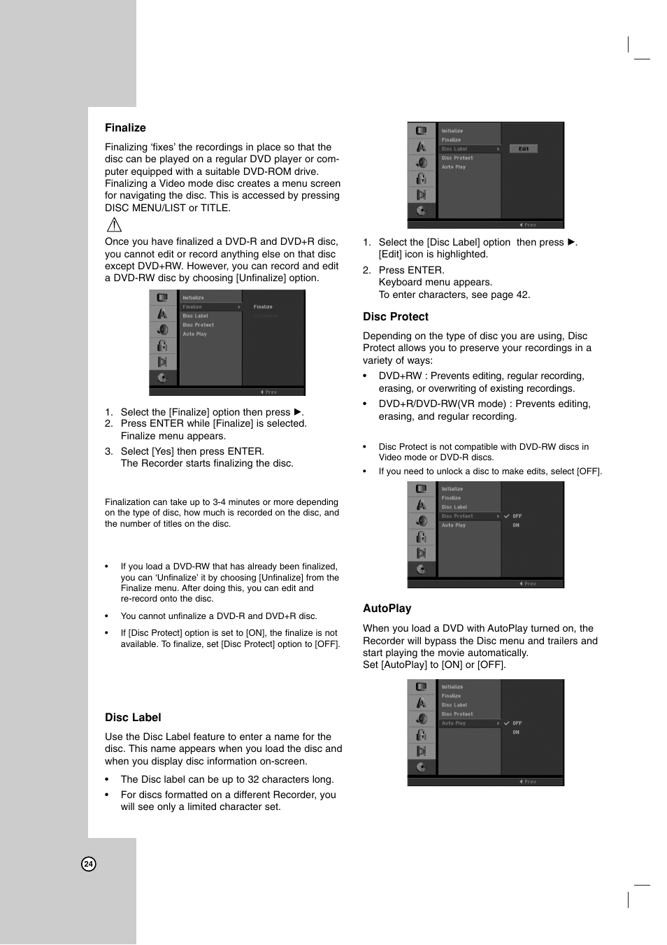 Maxell ZRY-316 User Manual | Page 24 / 56