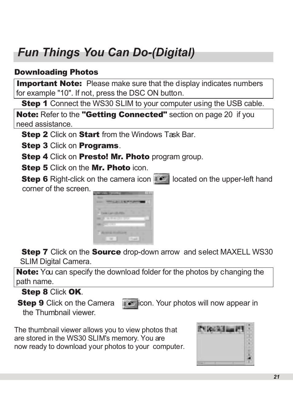 Fun things you can do-(digital) | Maxell WS30 User Manual | Page 23 / 40