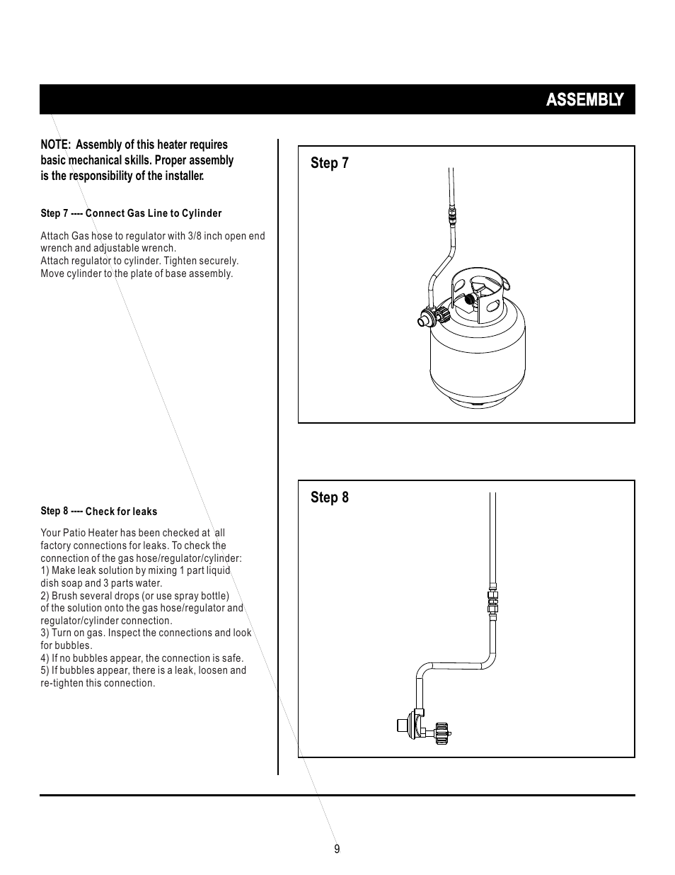Assembly | Mr. Heater SRPH02S User Manual | Page 9 / 15