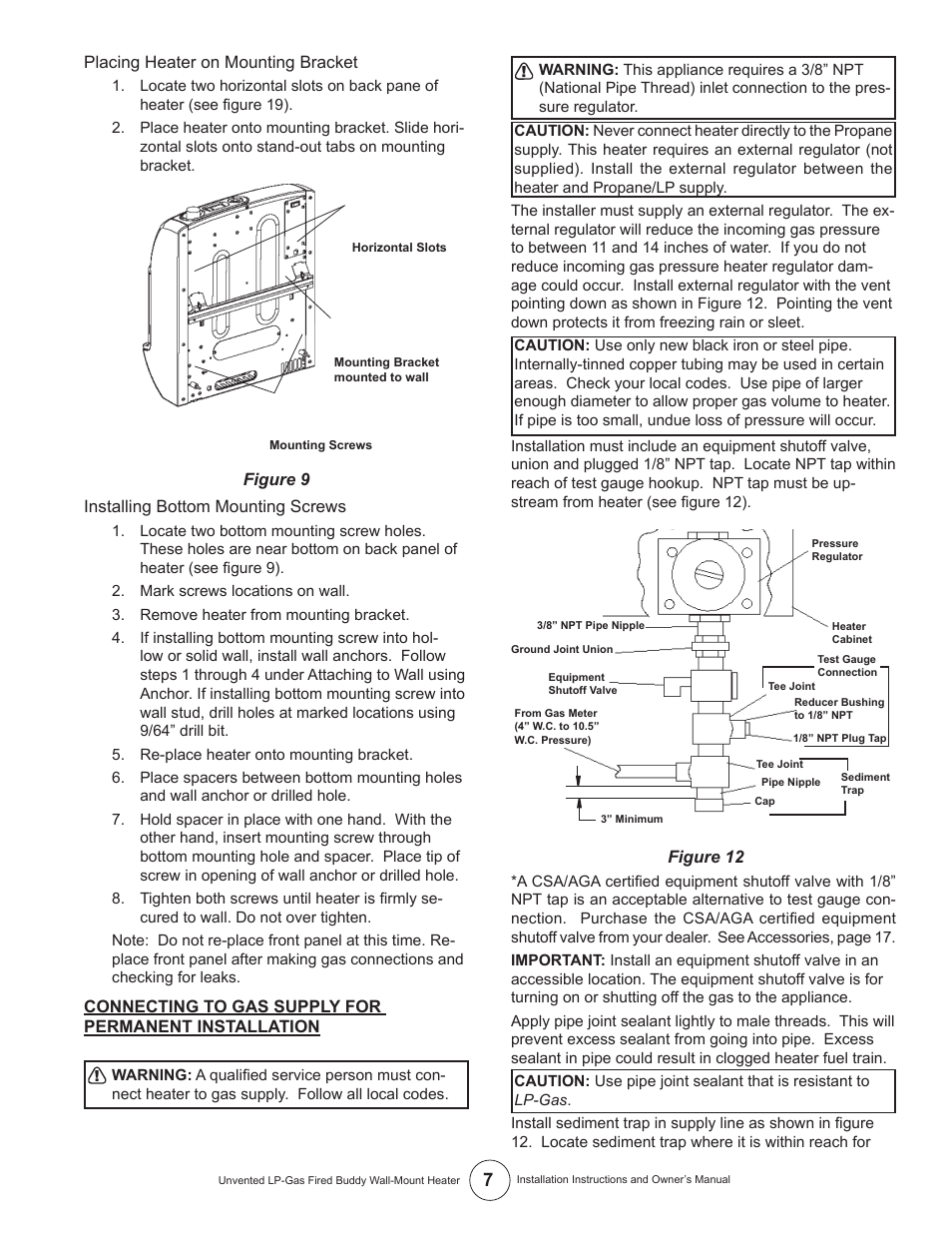 Mr. Heater MHVFB10LP User Manual | Page 7 / 16