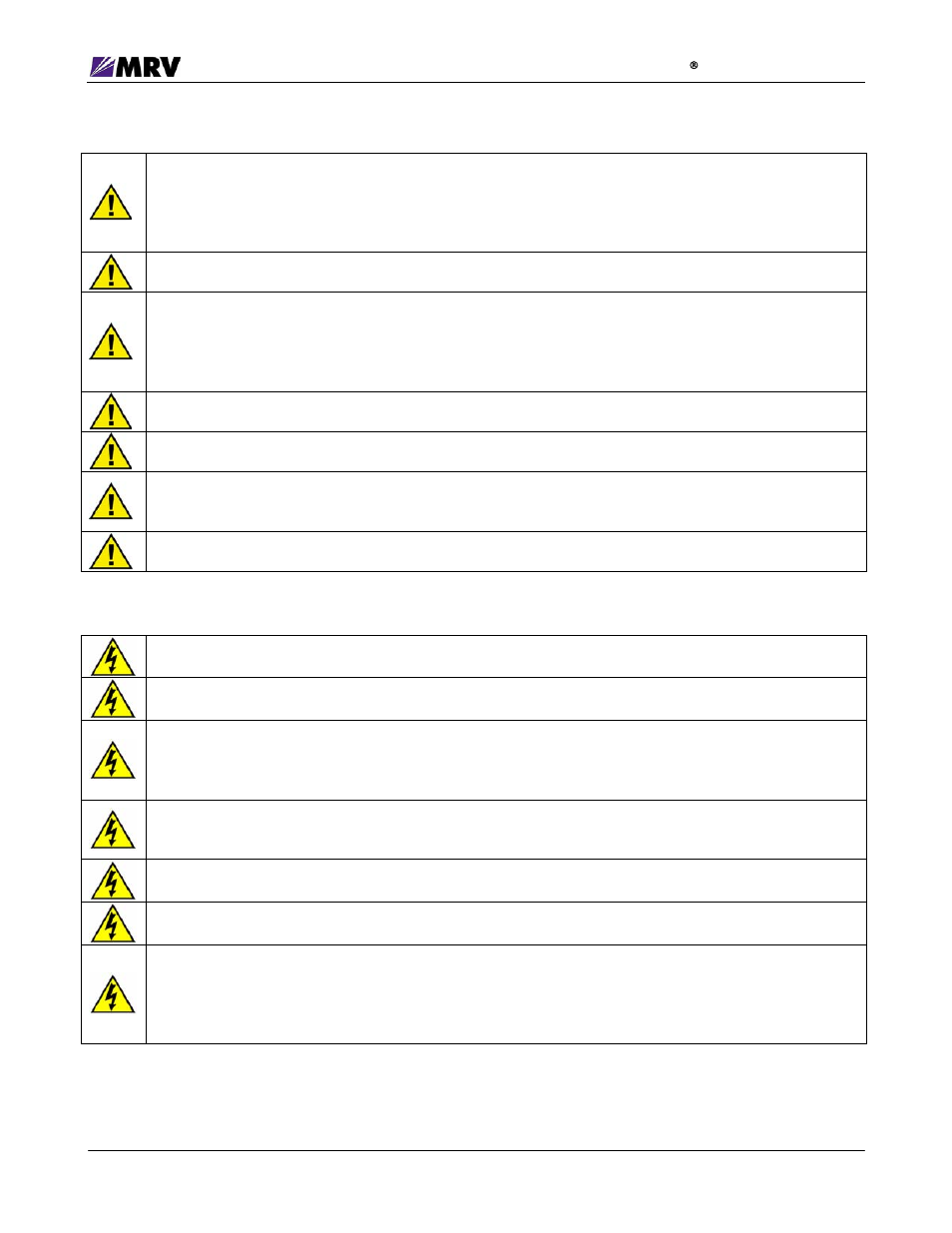 6 general safety, 7 electrical safety | MRV Communications EM316SW-XY User Manual | Page 7 / 76