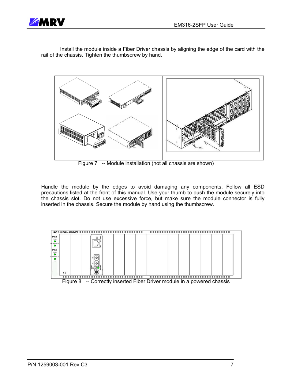 MRV Communications EM316-2SFP User Manual | Page 16 / 56