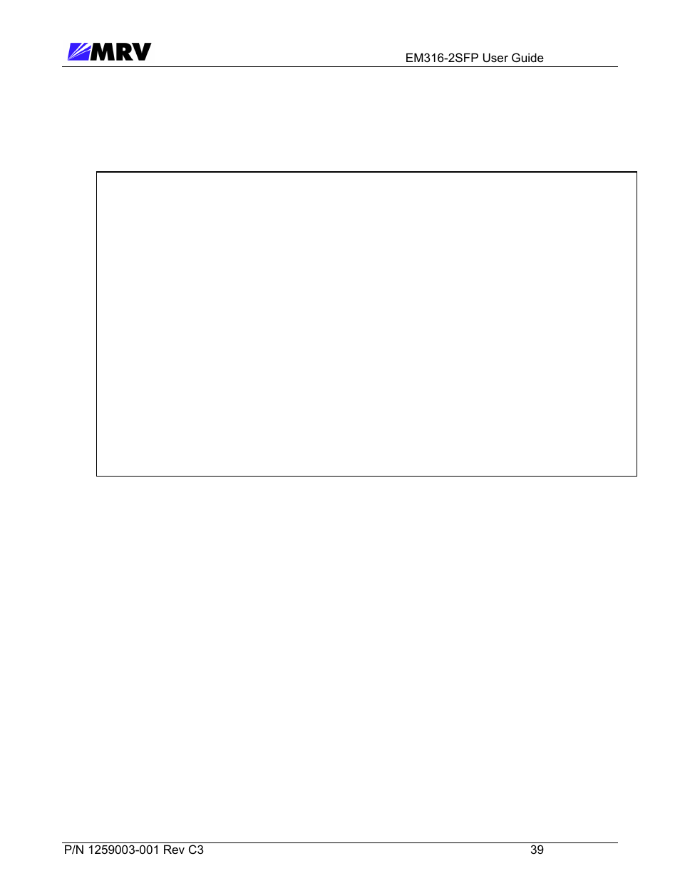 4 port description | MRV Communications EM316-2SFP User Manual | Page 48 / 56