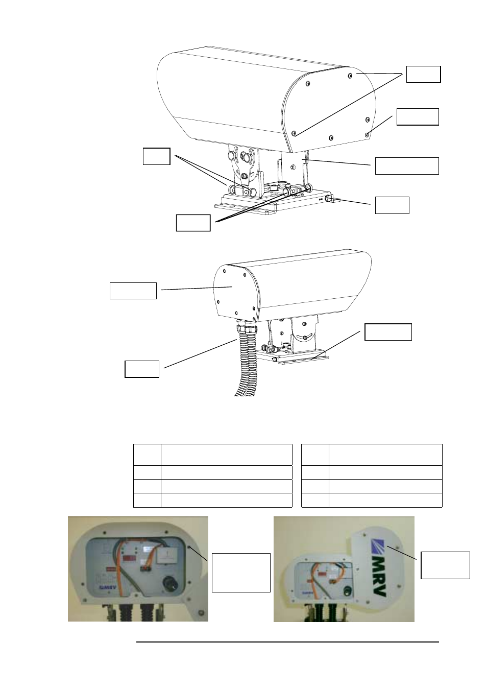 Part description part description | MRV Communications TERESCOPE TS800/155 User Manual | Page 42 / 77