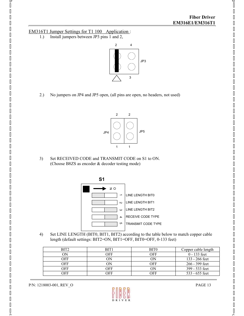 MRV Communications EM316E1 User Manual | Page 13 / 23