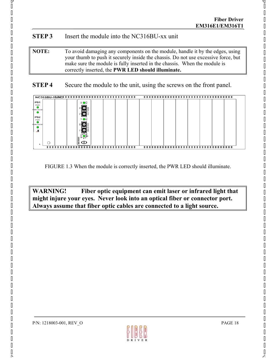 MRV Communications EM316E1 User Manual | Page 18 / 23