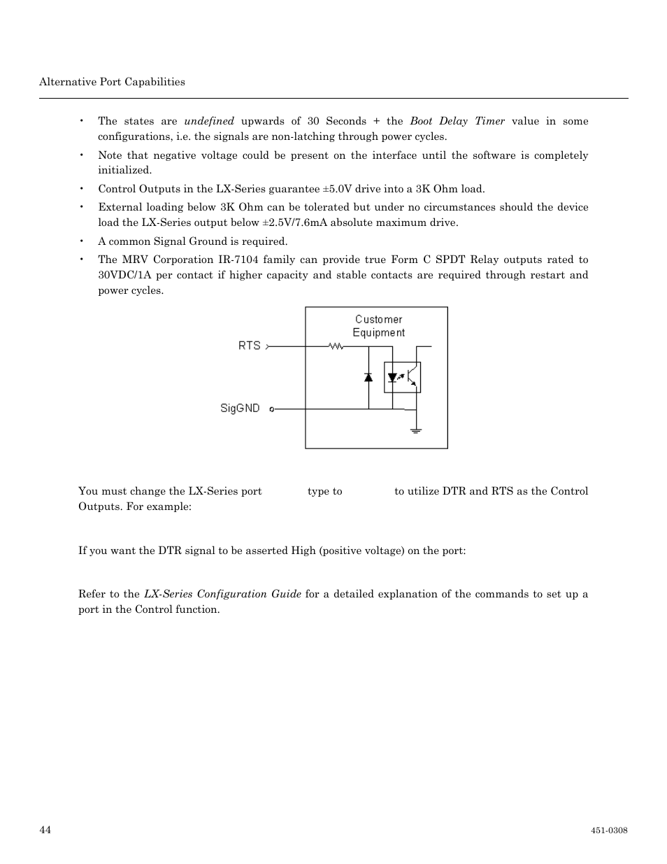MRV Communications LX-4000 Series User Manual | Page 44 / 65