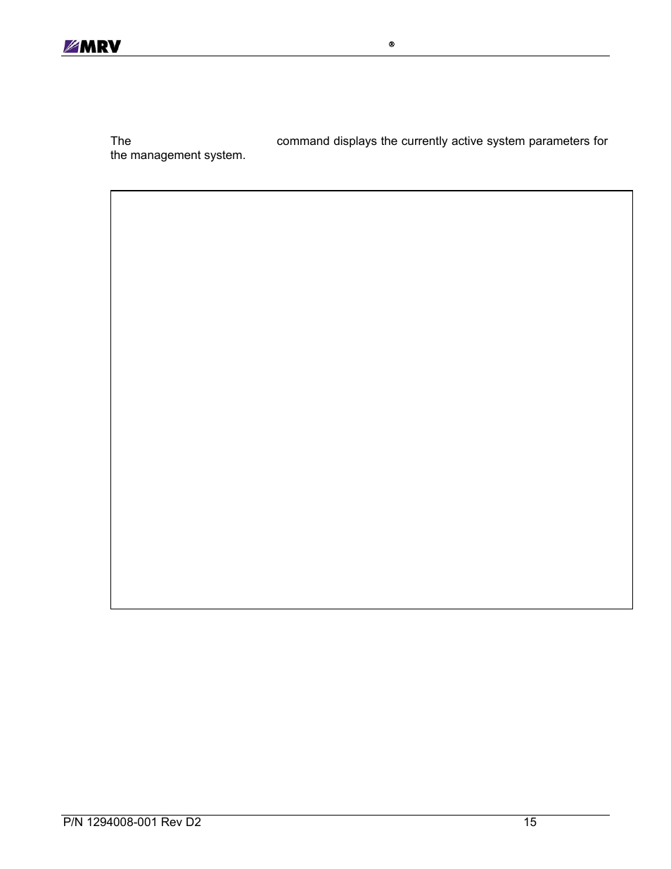 3 “show running-config | MRV Communications EM316EDFA-BR User Manual | Page 24 / 44