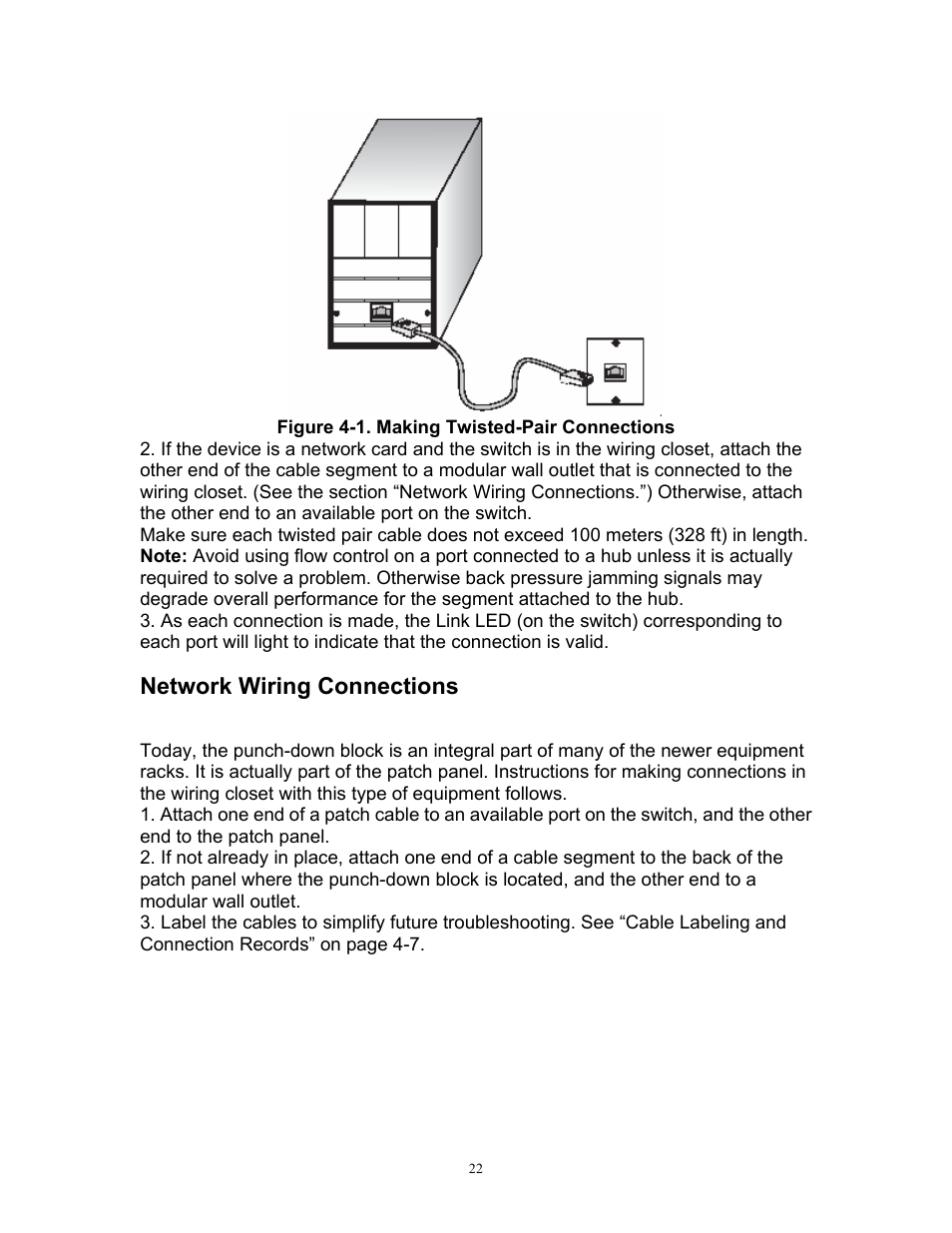 Network wiring connections | MRV Communications MR2228-S2C User Manual | Page 26 / 41