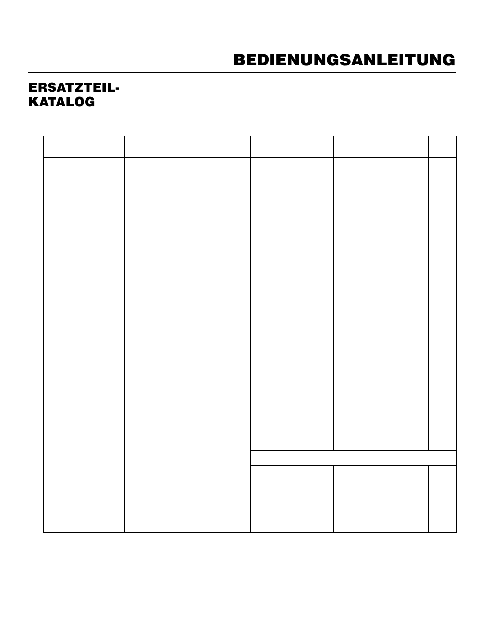 Bedienungsanleitung, Ersatzteil- katalog, B100ceh modell | Master Lock B150CEH User Manual | Page 101 / 108