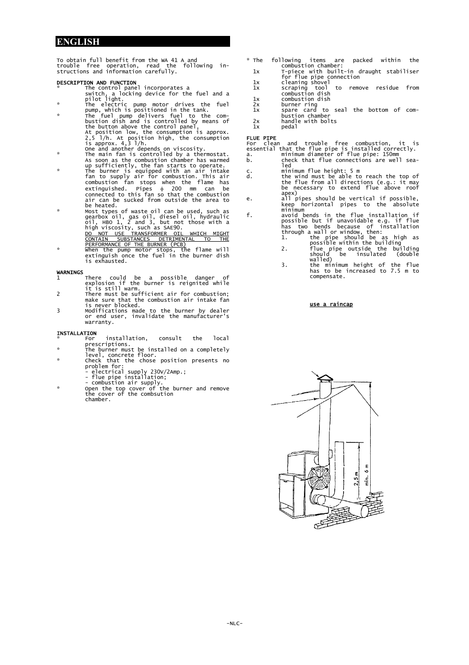 English | Master Lock WA 59 A User Manual | Page 3 / 14