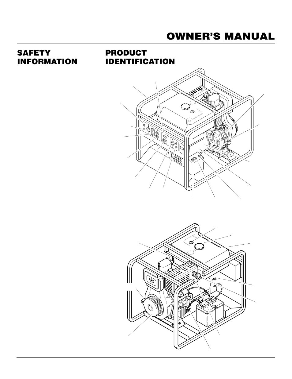 Owner’s manual, Product identification, Safety information | Continued | Master Lock MGY5000C User Manual | Page 3 / 20