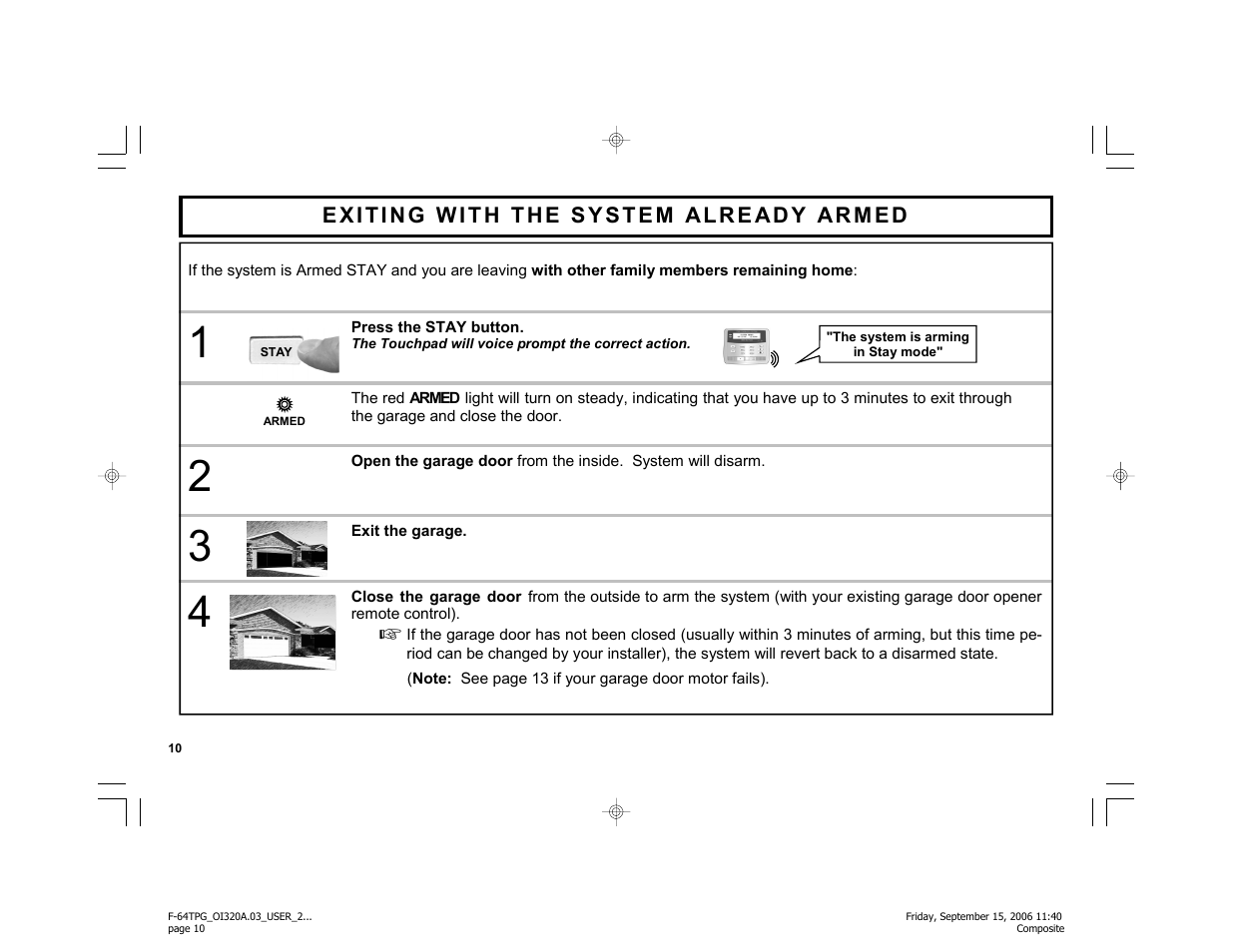 Master Lock F-64TPG User Manual | Page 10 / 40