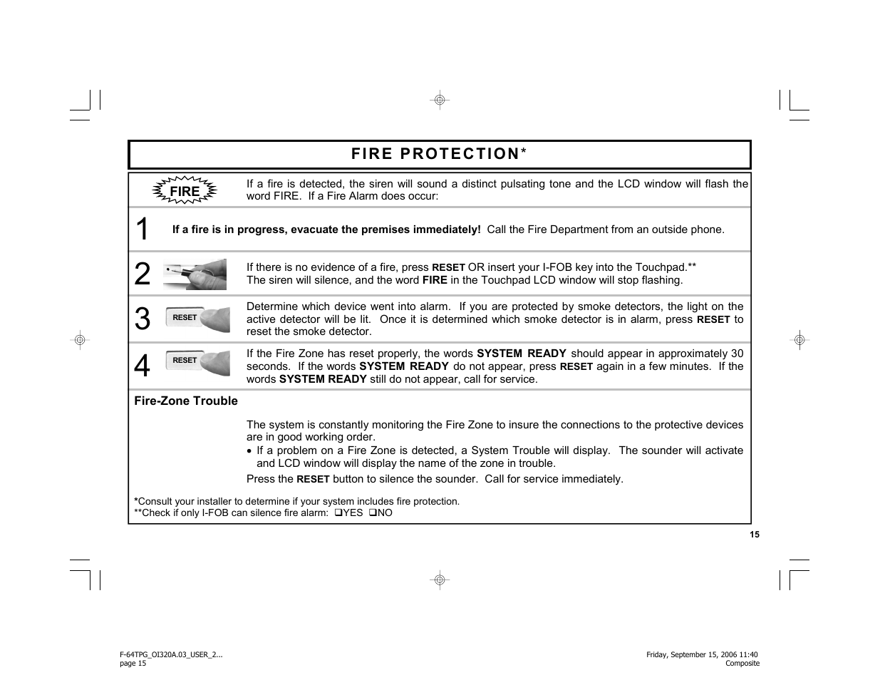 Master Lock F-64TPG User Manual | Page 15 / 40