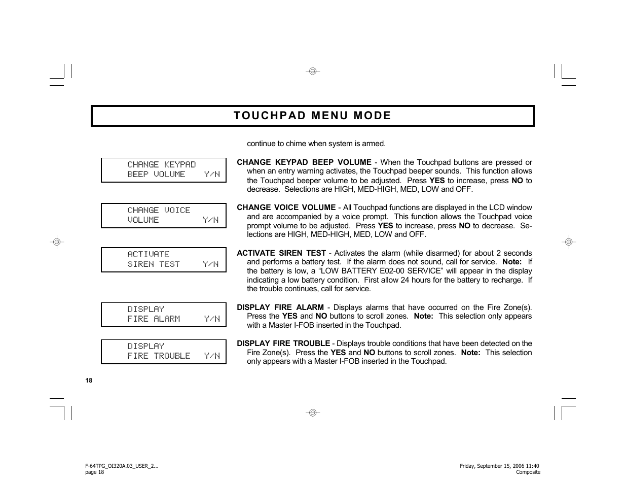 Master Lock F-64TPG User Manual | Page 18 / 40