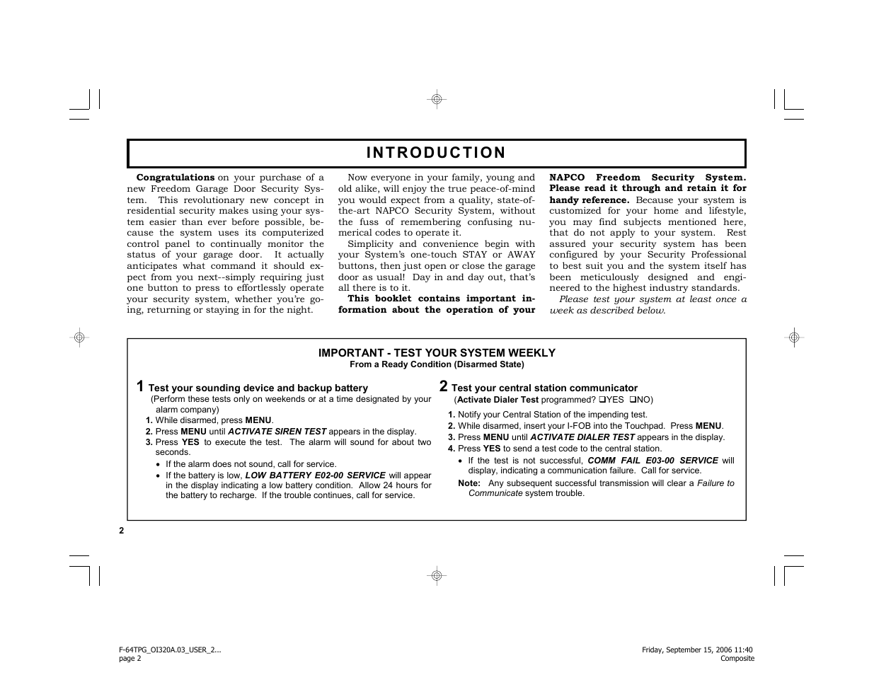 Master Lock F-64TPG User Manual | Page 2 / 40