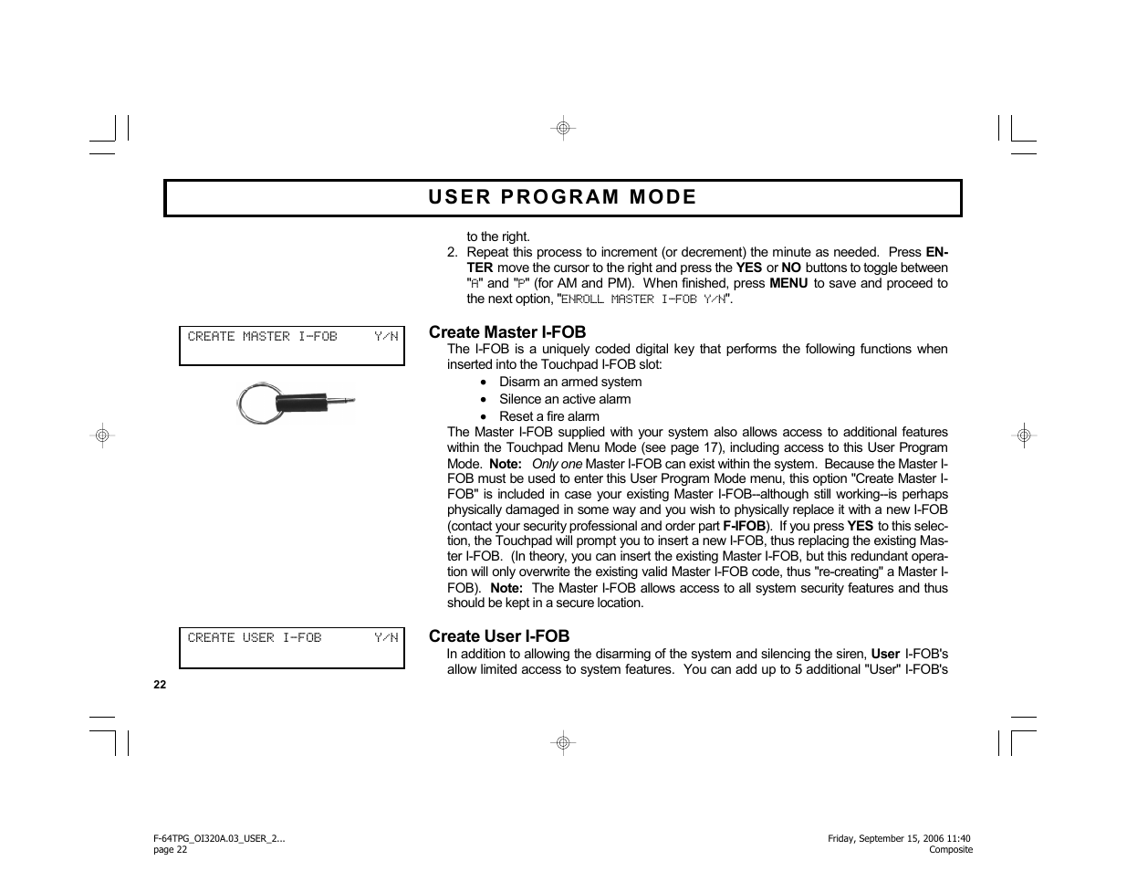 Master Lock F-64TPG User Manual | Page 22 / 40